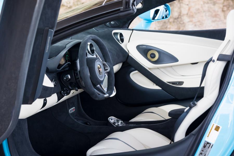 Интерьер McLaren 570S Spider 2017 года  (WW) (фото 4 из 78)